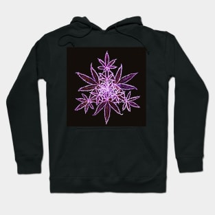 Super Purple Cannabis Mandala Hoodie